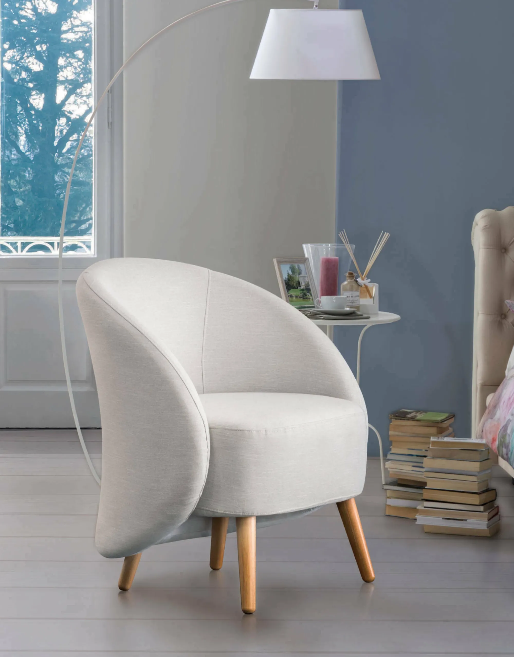 Poltrona Alla, Cm 70x60h80,<Dmora Outlet
