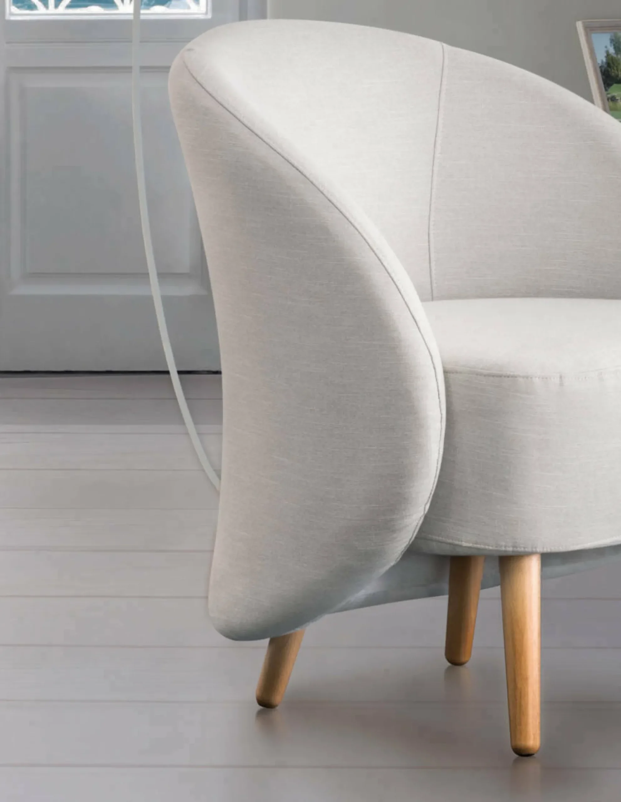 Poltrona Alla, Cm 70x60h80,<Dmora Outlet