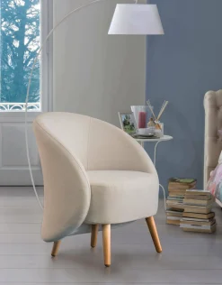 Poltrona Alla, Cm 70x60h80,<Dmora New