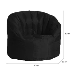 Poltrona Allos, 80x80 h80 cm,<Dmora Cheap