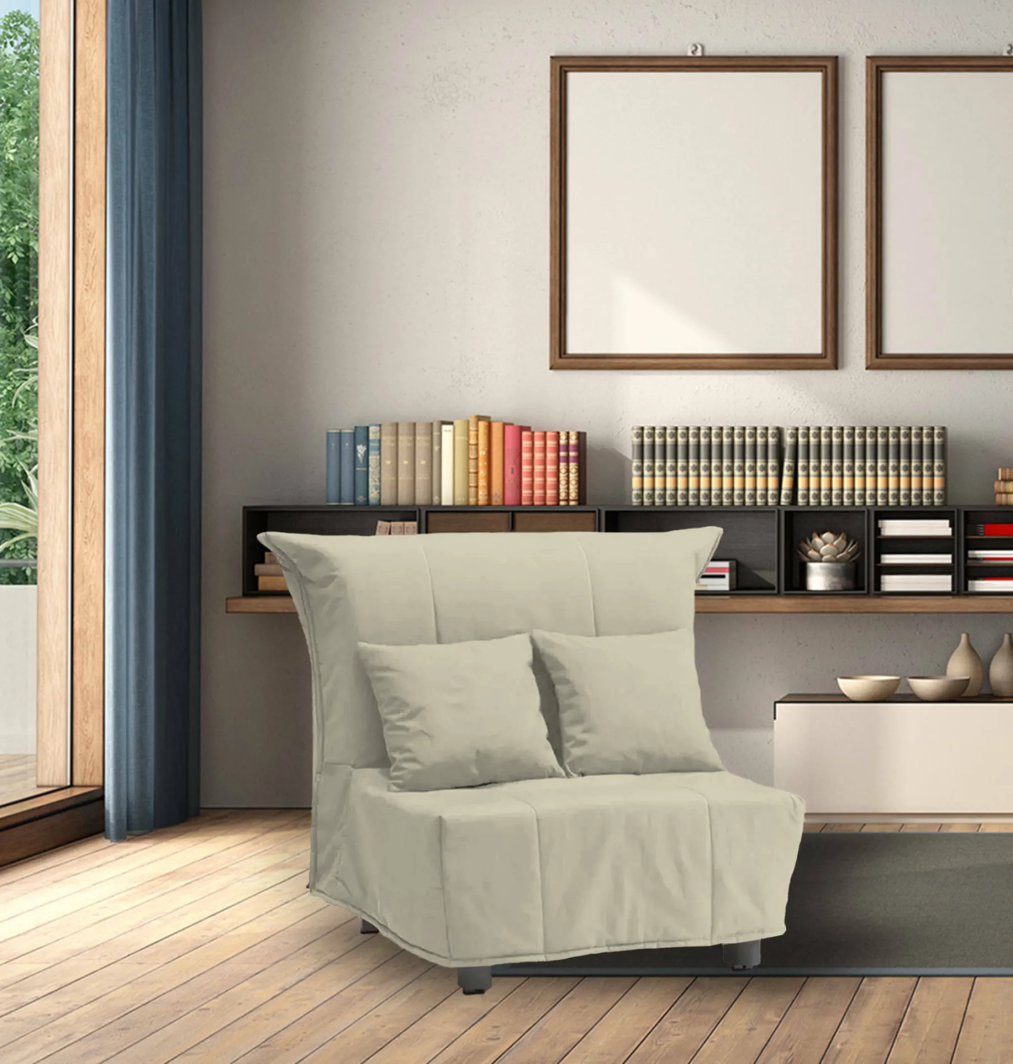 Poltrona Andreou, Cm 85x90h85,<Dmora Discount