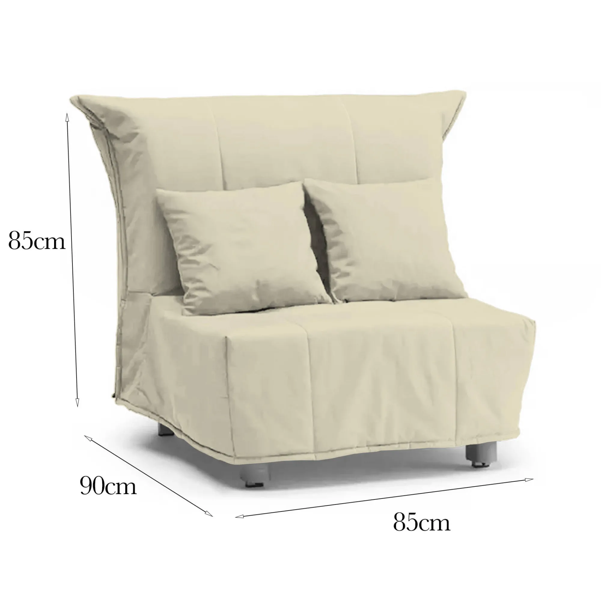 Poltrona Andreou, Cm 85x90h85,<Dmora Discount