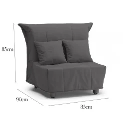 Poltrona Andreou, Cm 85x90h85, colore<Dmora Best Sale