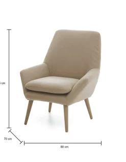 Poltrona Anido, Cm 80x70h95,<Dmora Store