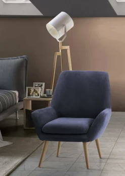 Poltrona Anido, Cm 80x70h95,<Dmora Hot