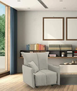 Poltrona Atlantis, Cm 110x90h85,<Dmora Fashion