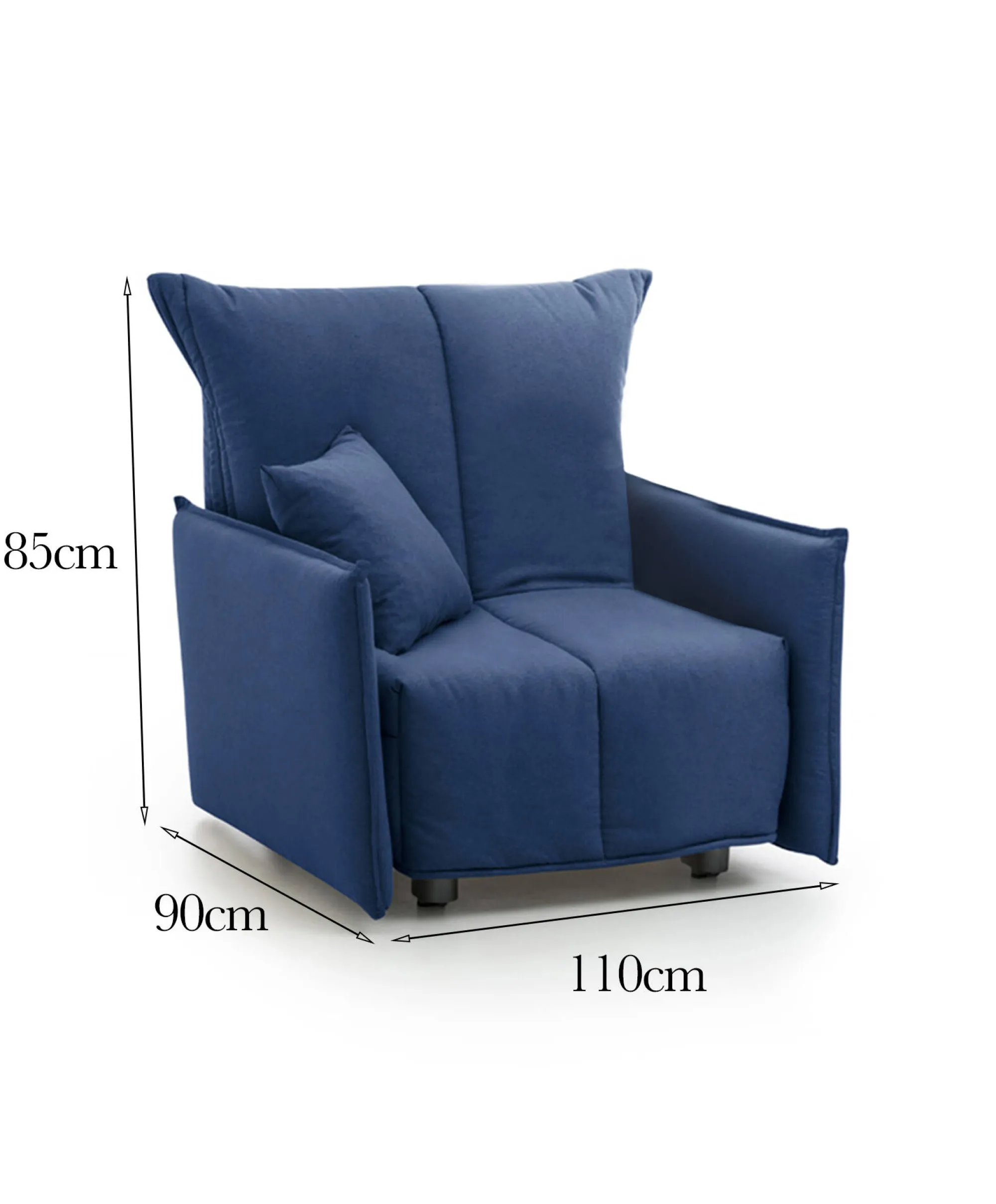 Poltrona Atlantis, Cm 110x90h85,<Dmora Online