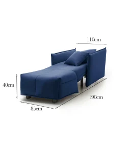 Poltrona Atlantis, Cm 110x90h85,<Dmora Online