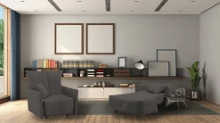 Poltrona Atlantis, Cm 110x90h85,<Dmora Cheap