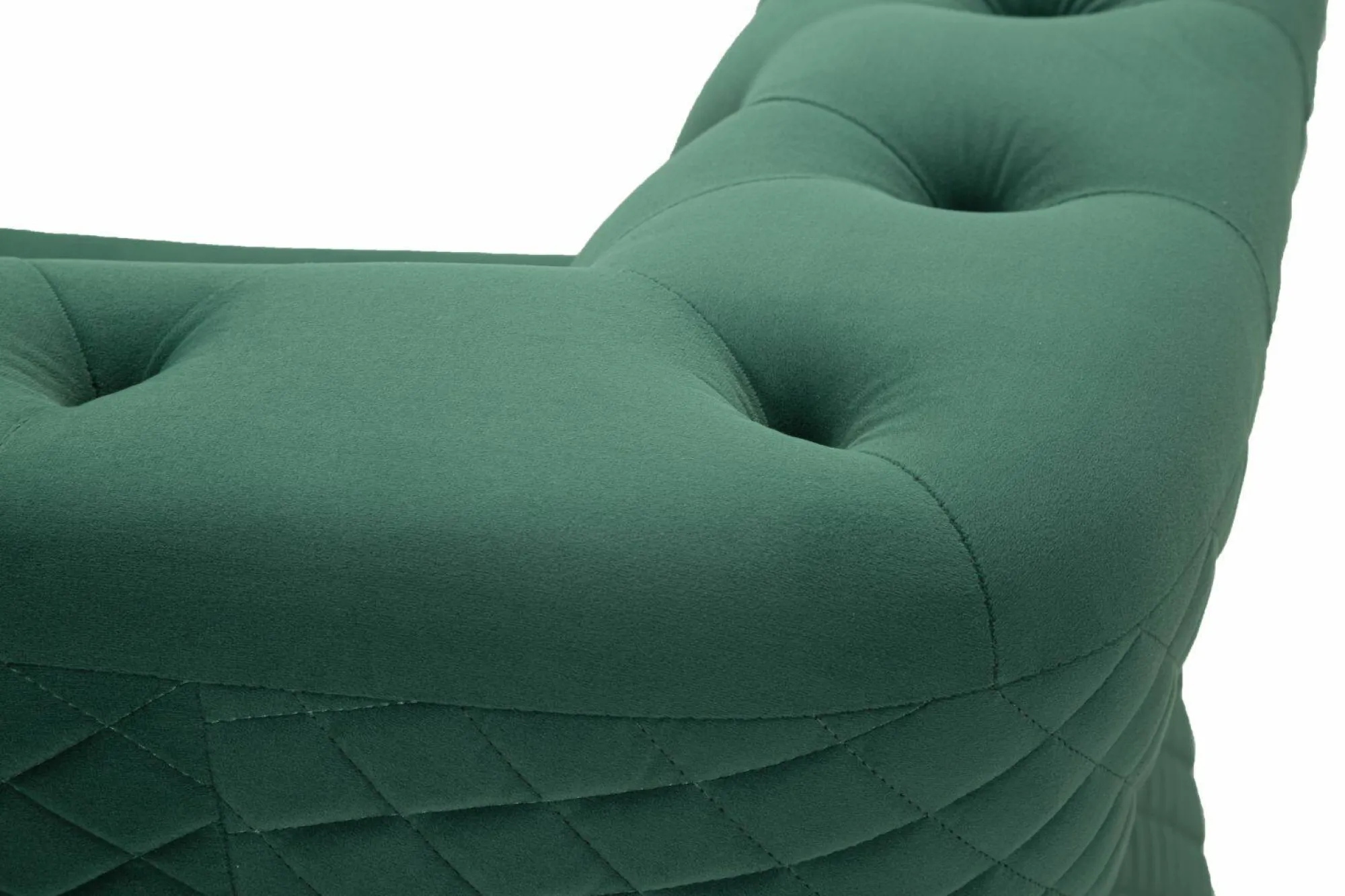 Poltrona Gabbiano, 104x83 h76 cm, Verde e Oro<Dmora Fashion