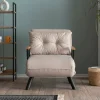 Poltrona Keoni 60x78 h78 cm,<Dmora Discount