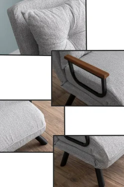 Poltrona Keoni 60x78 h78 cm,<Dmora Cheap