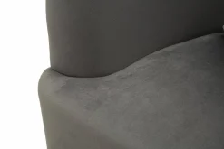 Poltrona Landi, 73x66 h78 cm, Grigio e Argento<Dmora Flash Sale