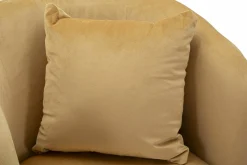 Poltrona Landi, 73x66 h78 cm, Marrone e Nero<Dmora Outlet