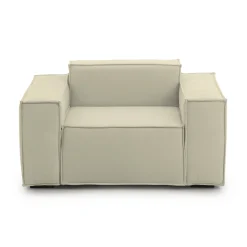Poltrona Leonia, Cm 140x95h70,<Dmora Clearance