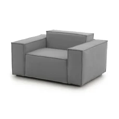 Poltrona Leonia, Cm 140x95h70,<Dmora Outlet