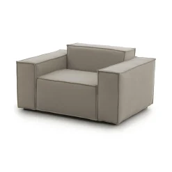 Poltrona Leonia, Cm 140x95h70,<Dmora Cheap