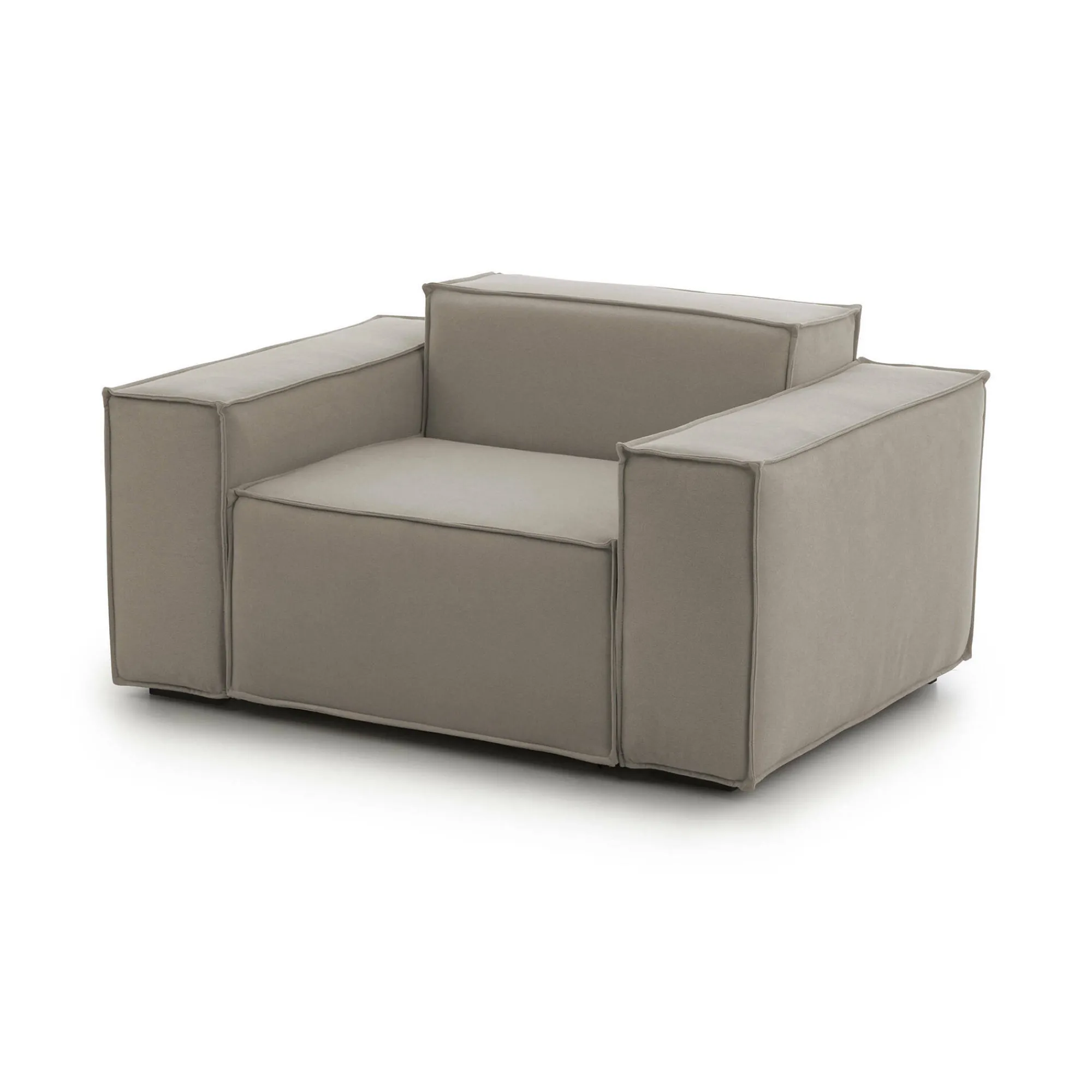 Poltrona Leonia, Cm 140x95h70,<Dmora Cheap