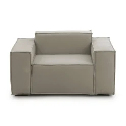 Poltrona Leonia, Cm 140x95h70,<Dmora Cheap