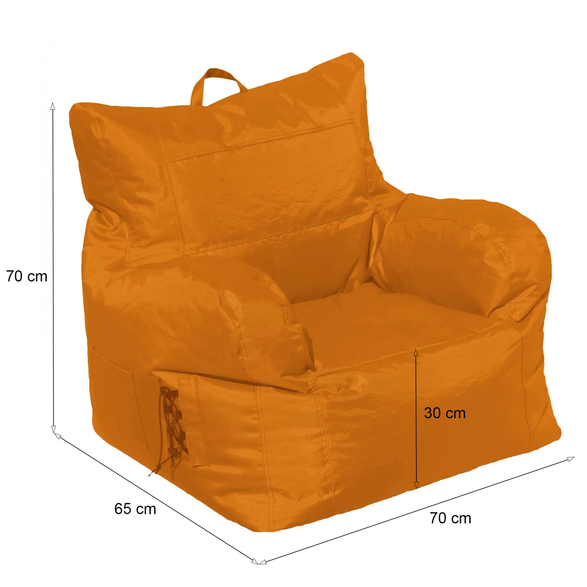Poltrona Ossidiana, 75x65 h70 cm,<Dmora Cheap