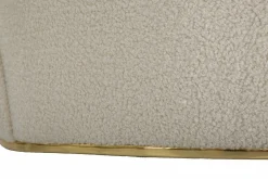Poltrona Pratesi, 63x68 h69 cm, Crema e Oro<Dmora Flash Sale