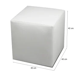 Pouf Accumoli, 40x40 h42 cm,<Dmora Online