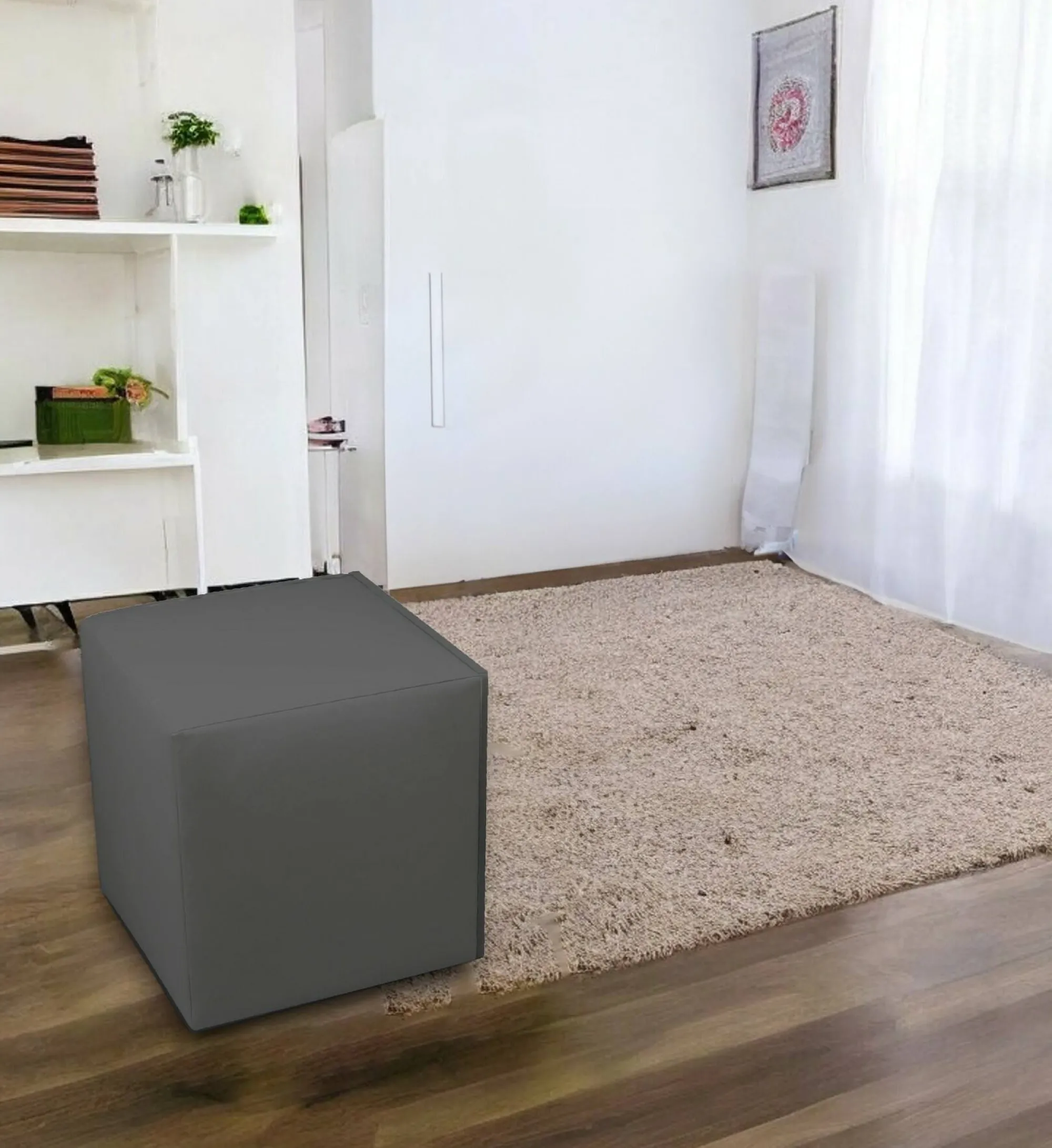 Pouf Accumoli, 40x40 h42 cm,<Dmora Store