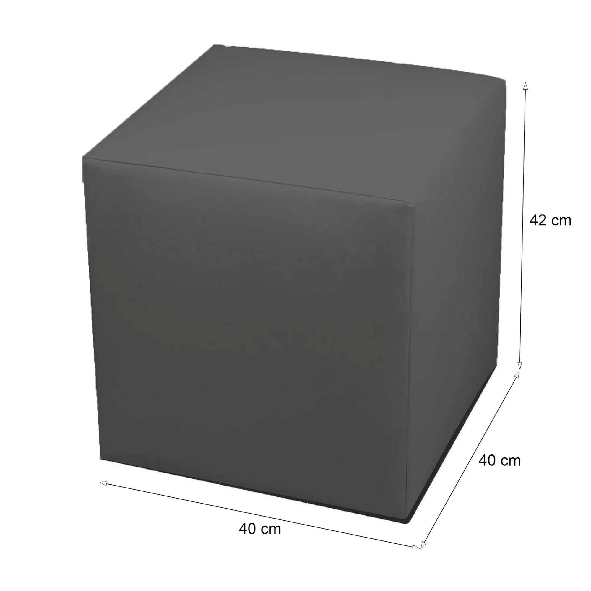 Pouf Accumoli, 40x40 h42 cm,<Dmora Store