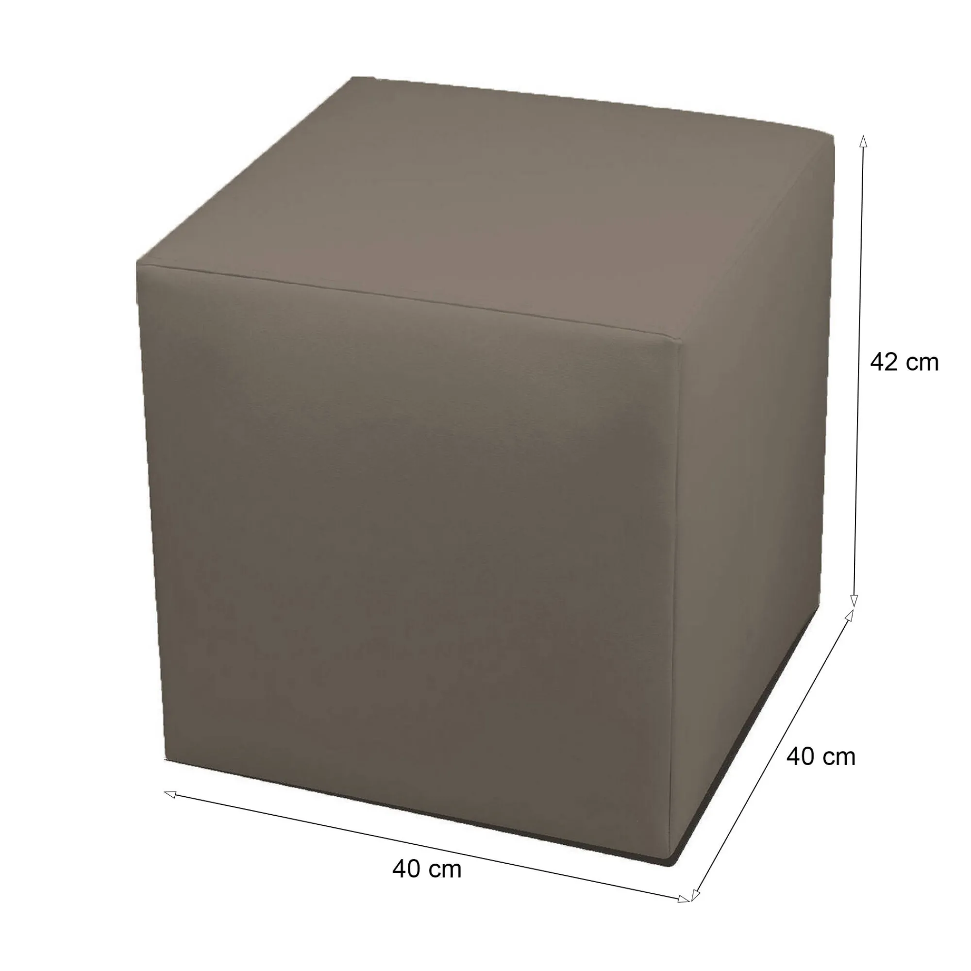 Pouf Accumoli, 40x40 h42 cm,<Dmora Fashion