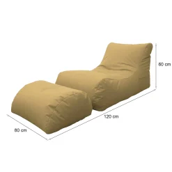 Pouf Alton, 120x80 h60 cm,<Dmora Flash Sale
