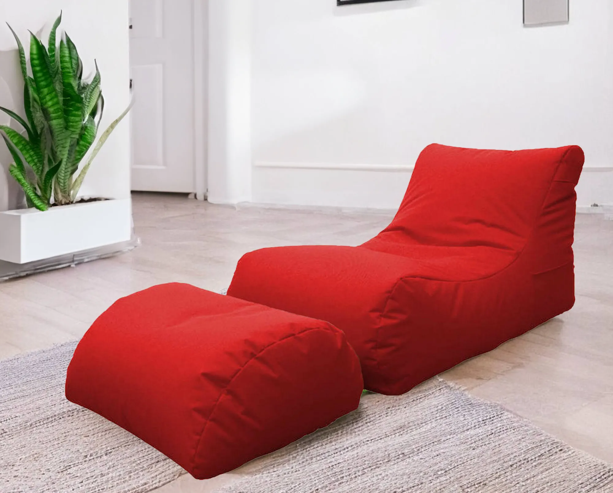 Pouf Alton, 120x80 h60 cm,<Dmora Hot