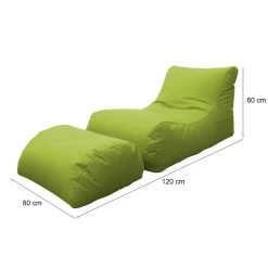 Pouf Alton, 120x80 h60 cm,<Dmora Outlet