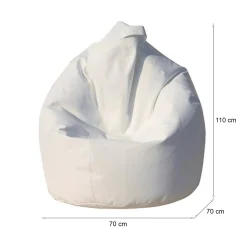 Pouf Anafi, 70x70 h110 cm,<Dmora Fashion