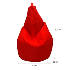 Pouf Angillina, 80x80 h120 cm,<Dmora Cheap
