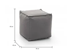Pouf Aron, Cm 45x45h45,<Dmora Clearance