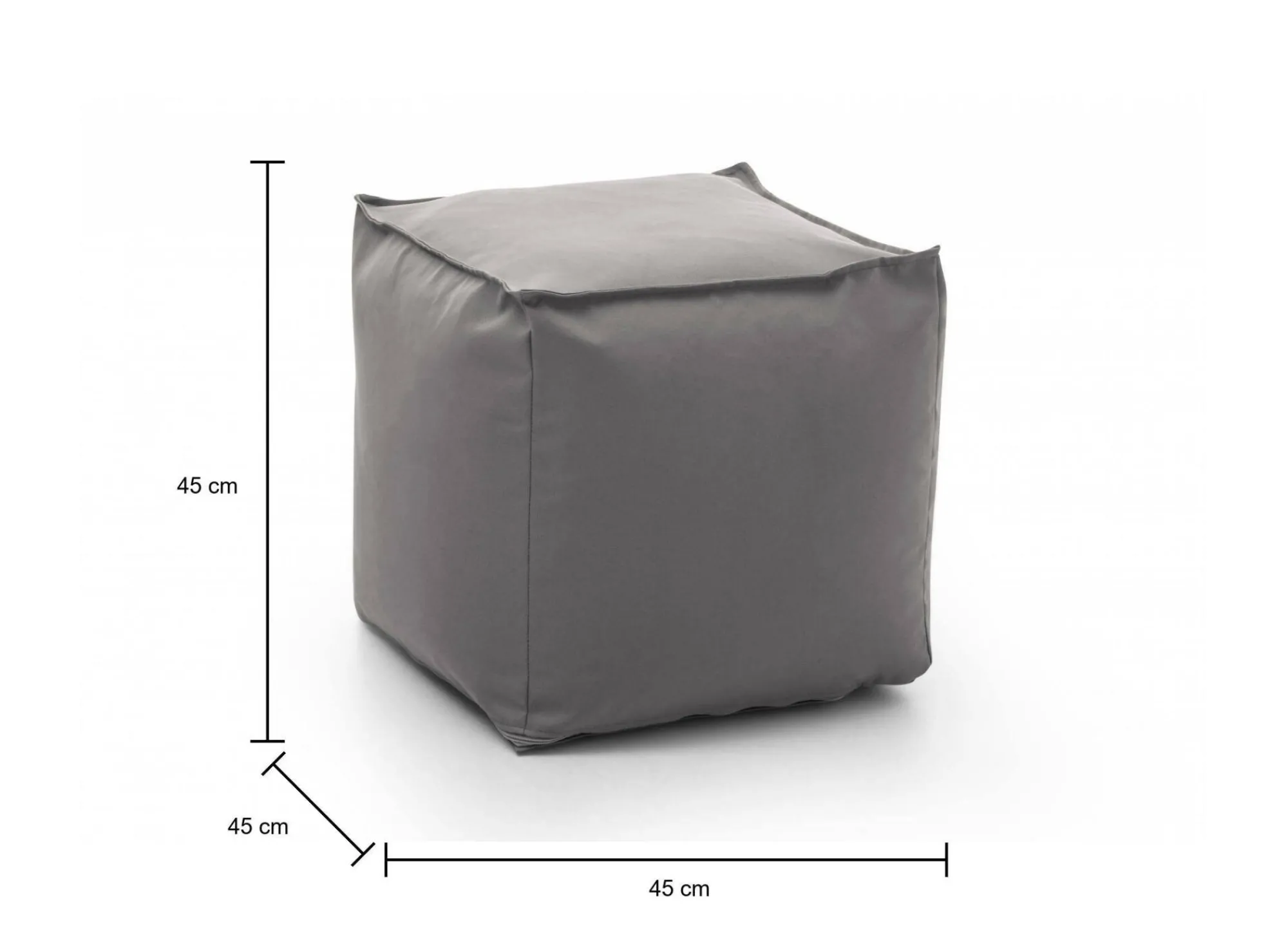 Pouf Aron, Cm 45x45h45,<Dmora Clearance