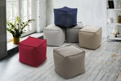 Pouf Aron, Cm 45x45h45,<Dmora Hot