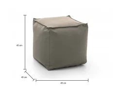 Pouf Aron, Cm 45x45h45,<Dmora Hot