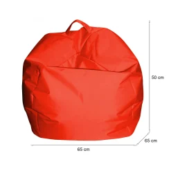 Pouf Ascia, 65x65 h50 cm,<Dmora New