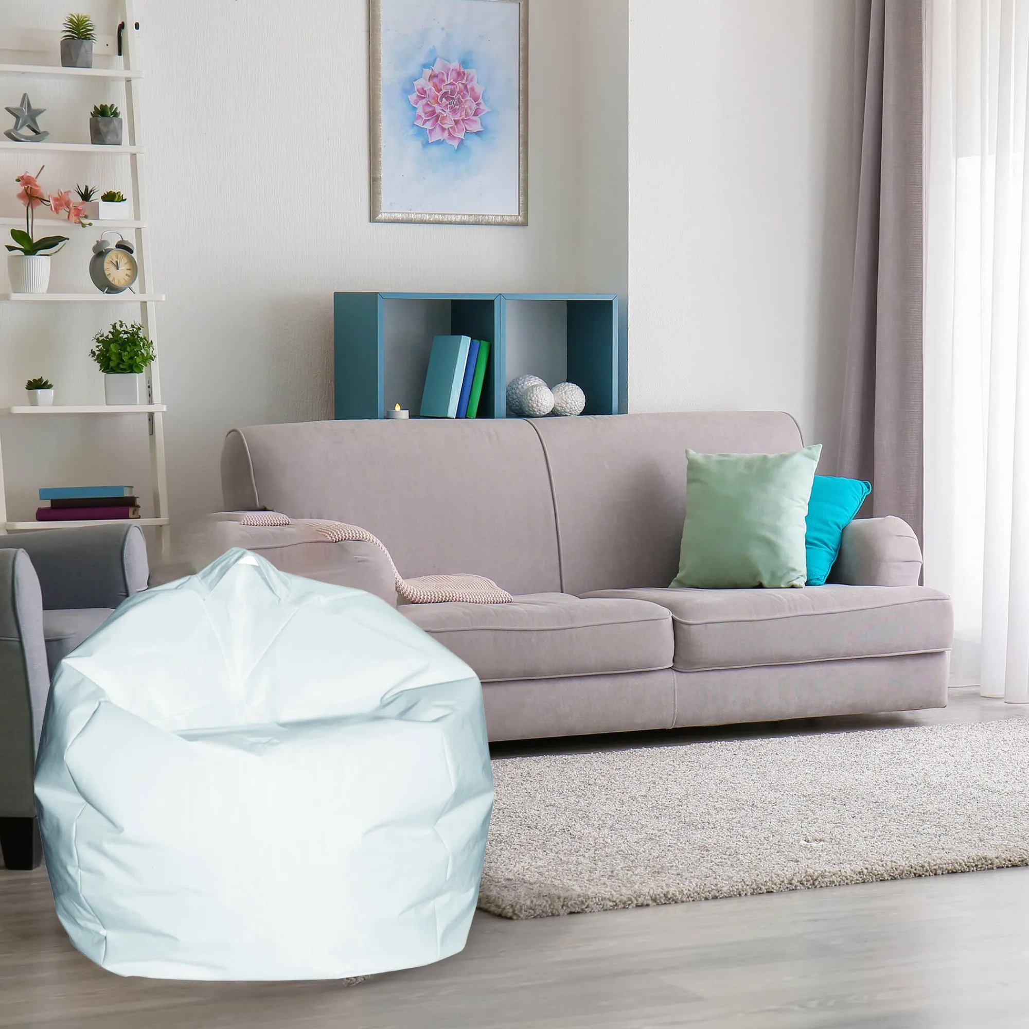 Pouf Ascia, 65x65 h50 cm,<Dmora Fashion