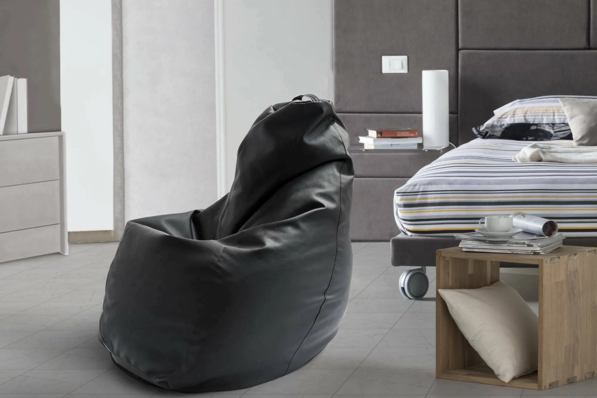 Pouf Asino, Cm 70x70h110,<Dmora Clearance