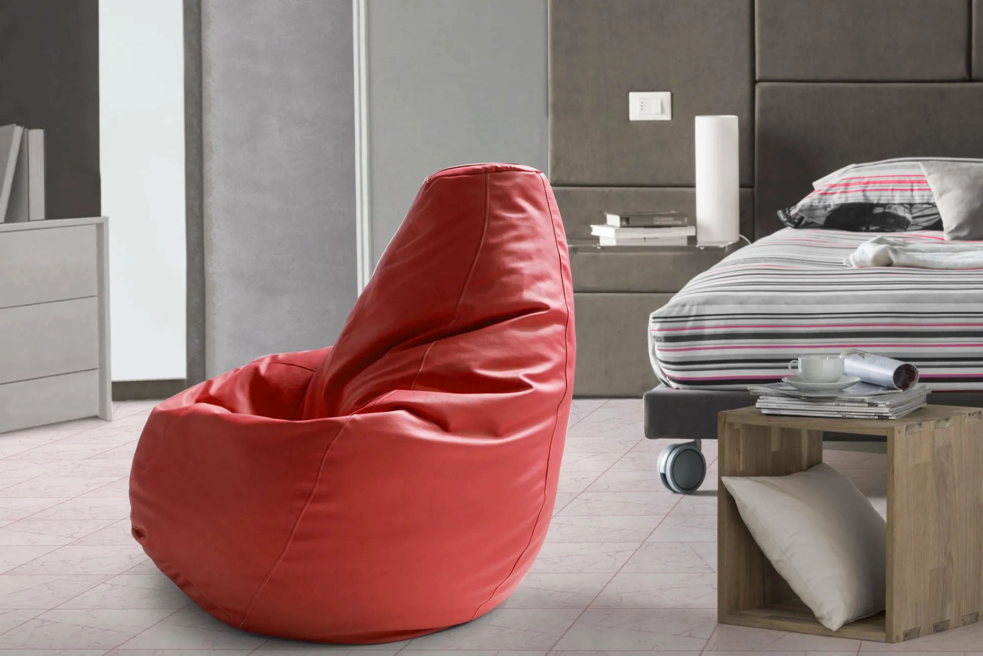Pouf Asino, Cm 70x70h110,<Dmora Fashion