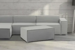 Pouf Assisi, Cm 100x70h43,<Dmora Clearance