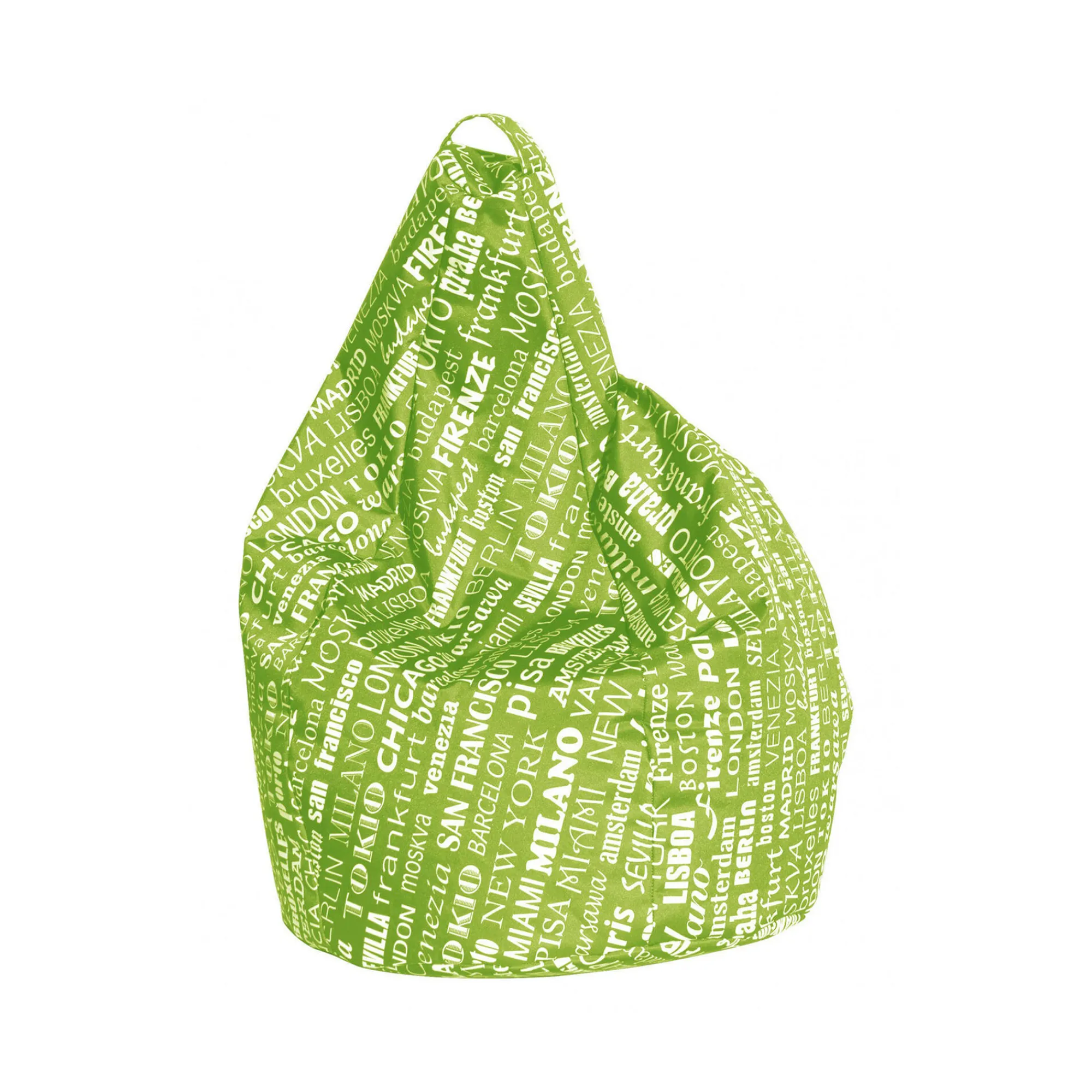 Pouf Atokos, 80x80 h120 cm, Verde e Bianco<Dmora Fashion