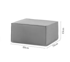 Pouf Avolasca, Cm 80x70h43,<Dmora Discount