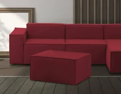 Pouf Avolasca, Cm 80x70h43,<Dmora Hot