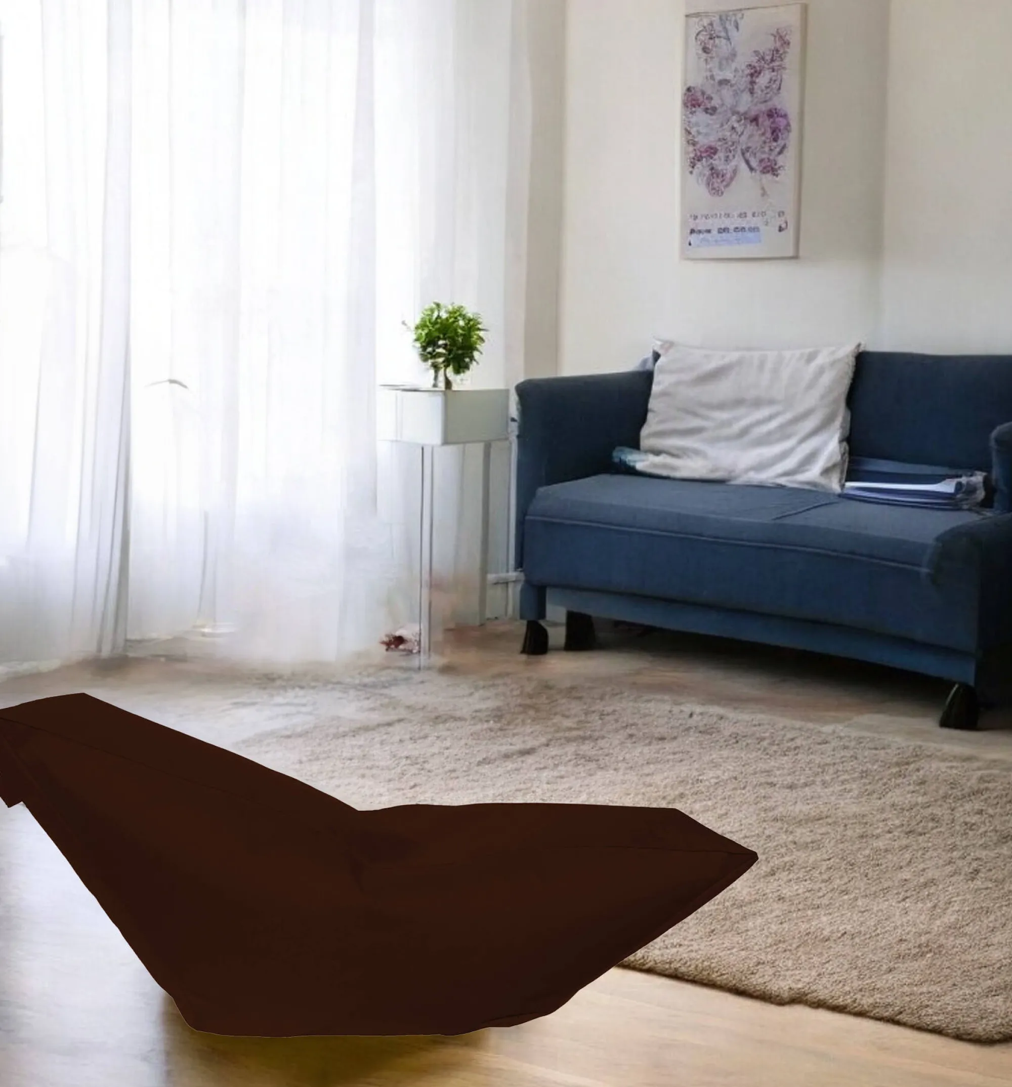 Pouf Boves, 160x50 h70 cm,<Dmora Cheap
