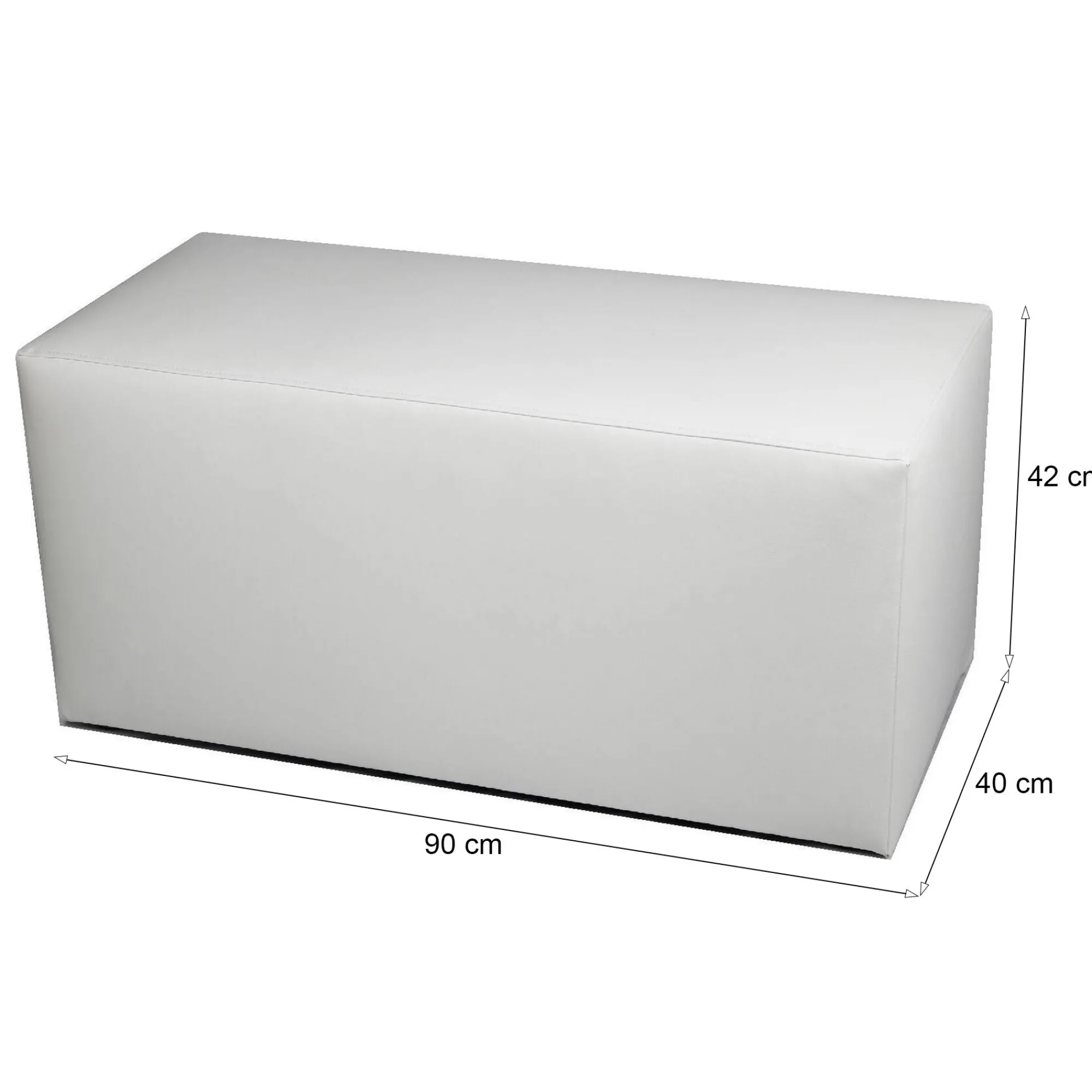 Pouf Bucure?ti, 40x90 h42 cm,<Dmora Cheap
