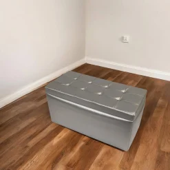 Pouf contenitore Felicita, 90x45 h45 cm,<Dmora Shop
