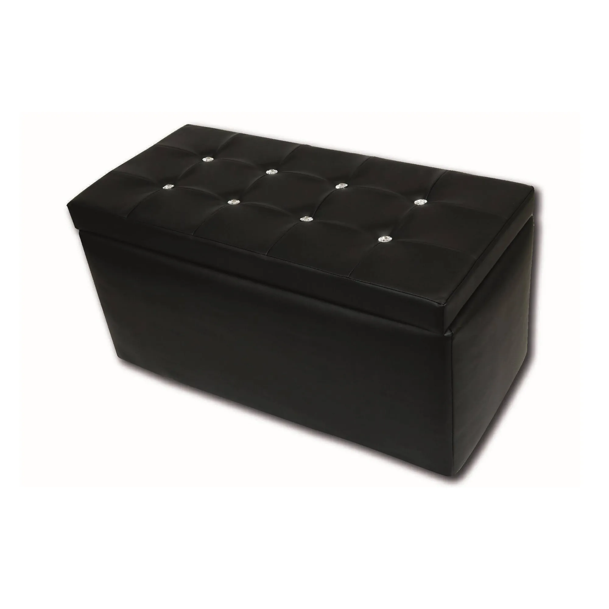 Pouf contenitore Felicita, 90x45 h45 cm,<Dmora Outlet